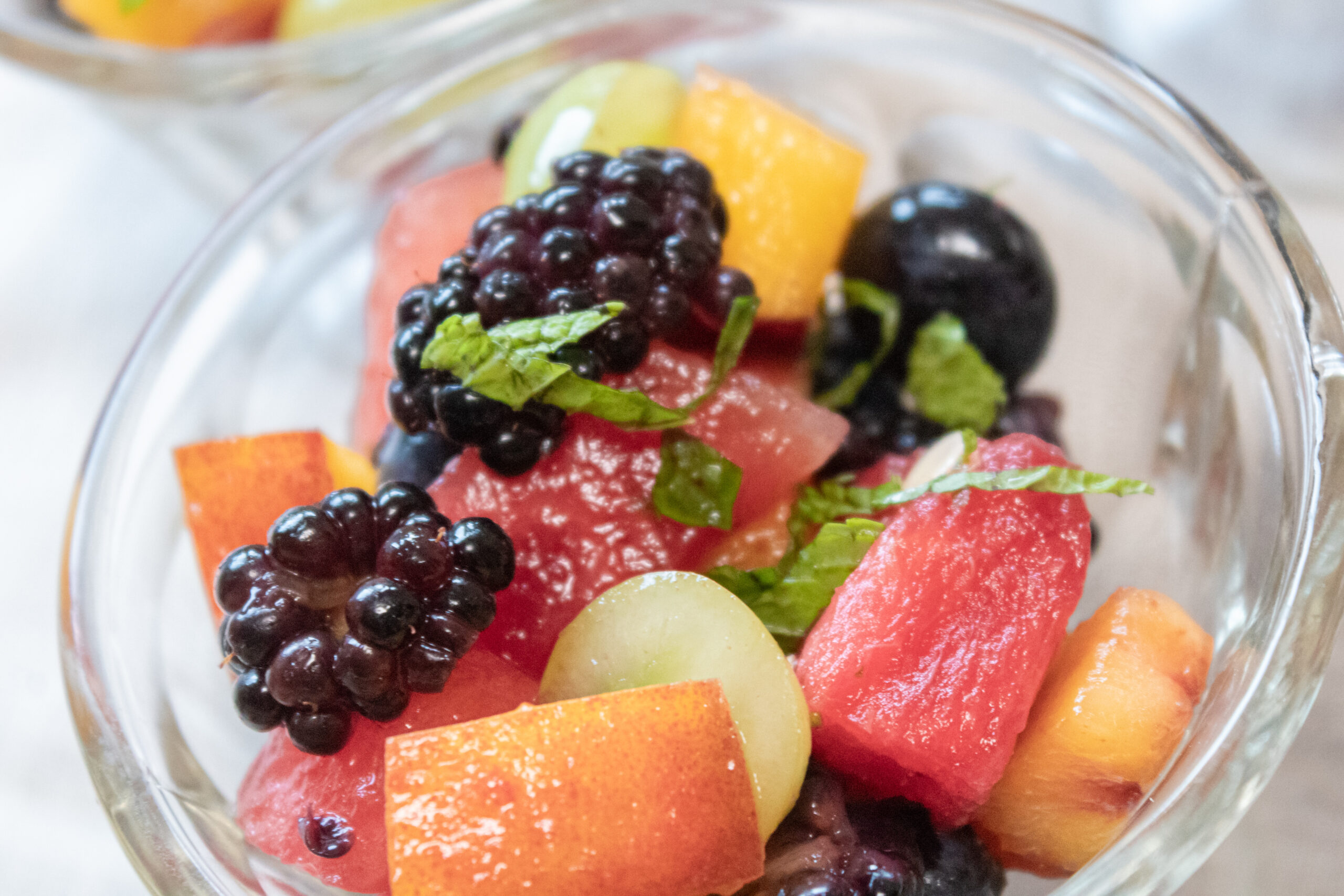 Summer Fruit Salad with Honey, Lime, and Mint
